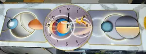 *Modern 3-Piece Wall Clock