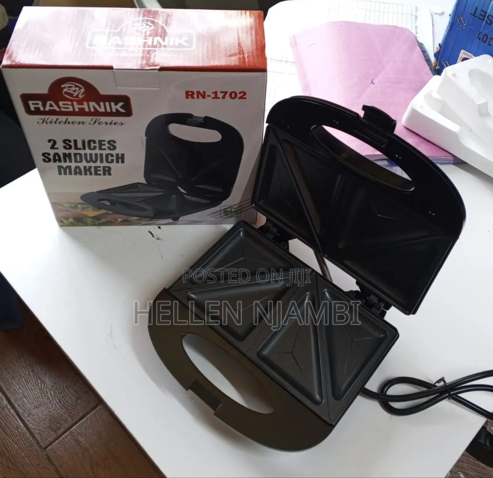 Rashnik 2-Slice Non Stick Sandwich Maker