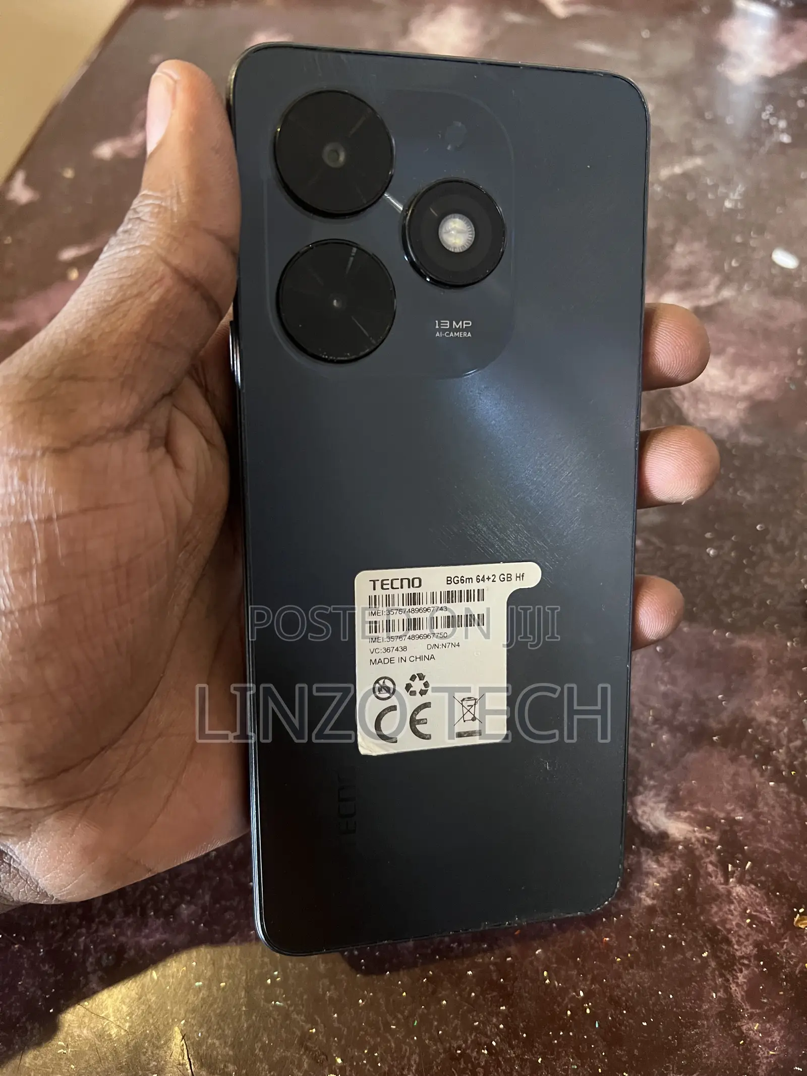 Tecno Pop 8 64 GB Black