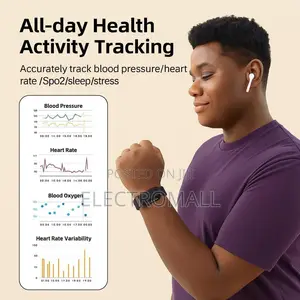 Dual-Strap Smart Health Fitness Band