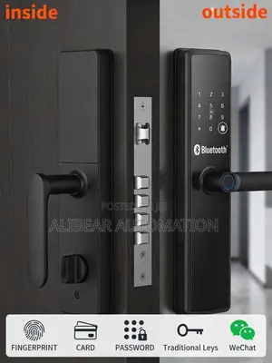 Smart Door Lock Biometric/Fingerprint/Password/Key/Card/Doorbell/Alarm