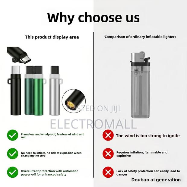 Mini Type-C Flameless Electric Lighter - thumbnail 2