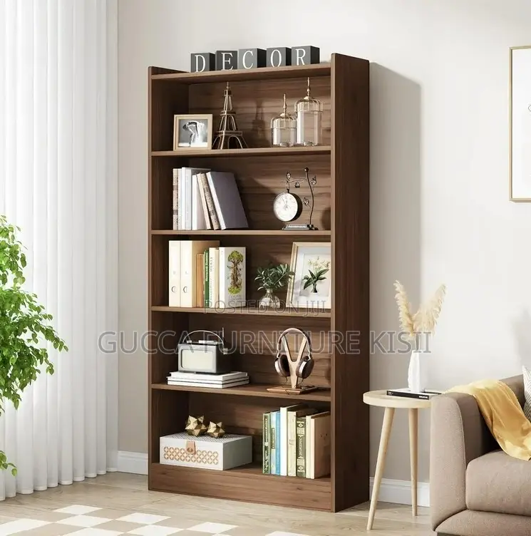 5-Tier Wooden Bookshelf