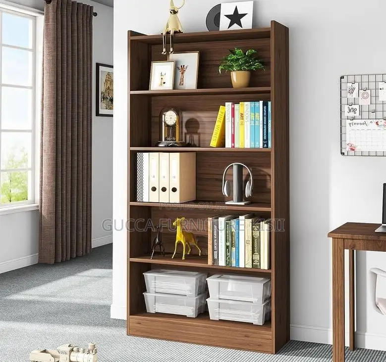 5-Tier Wooden Bookshelf