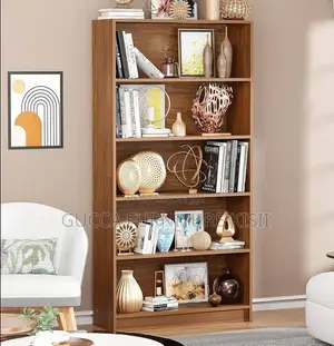 5-Tier Wooden Bookshelf