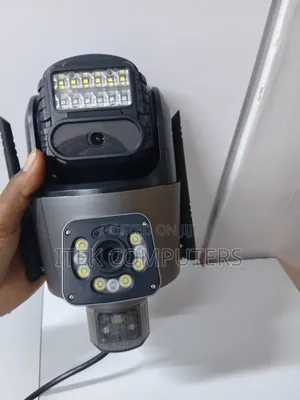 Dual Lens V380 PTZ Camera With Wide Area Surveillance