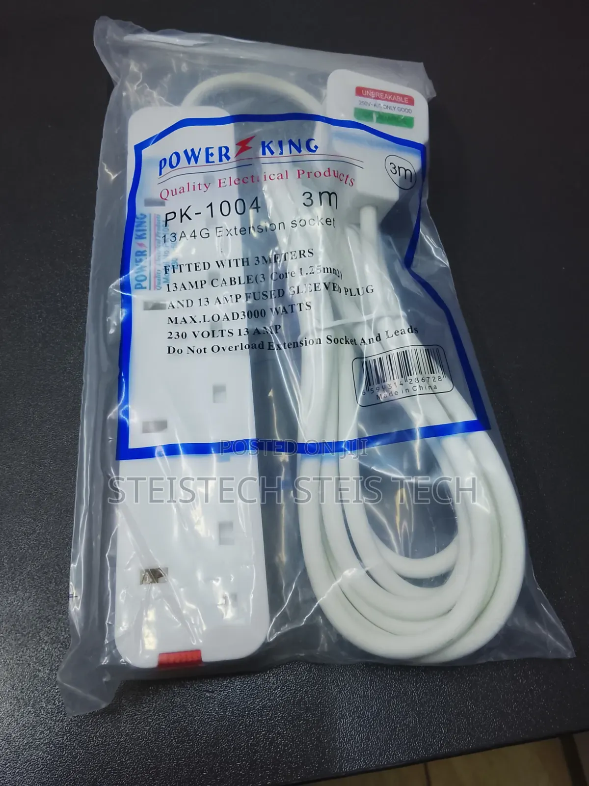 Power King 4ways Extension