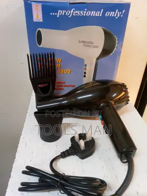 Boston Turbo 2800 Professional Hair Dryer White 3M Cable