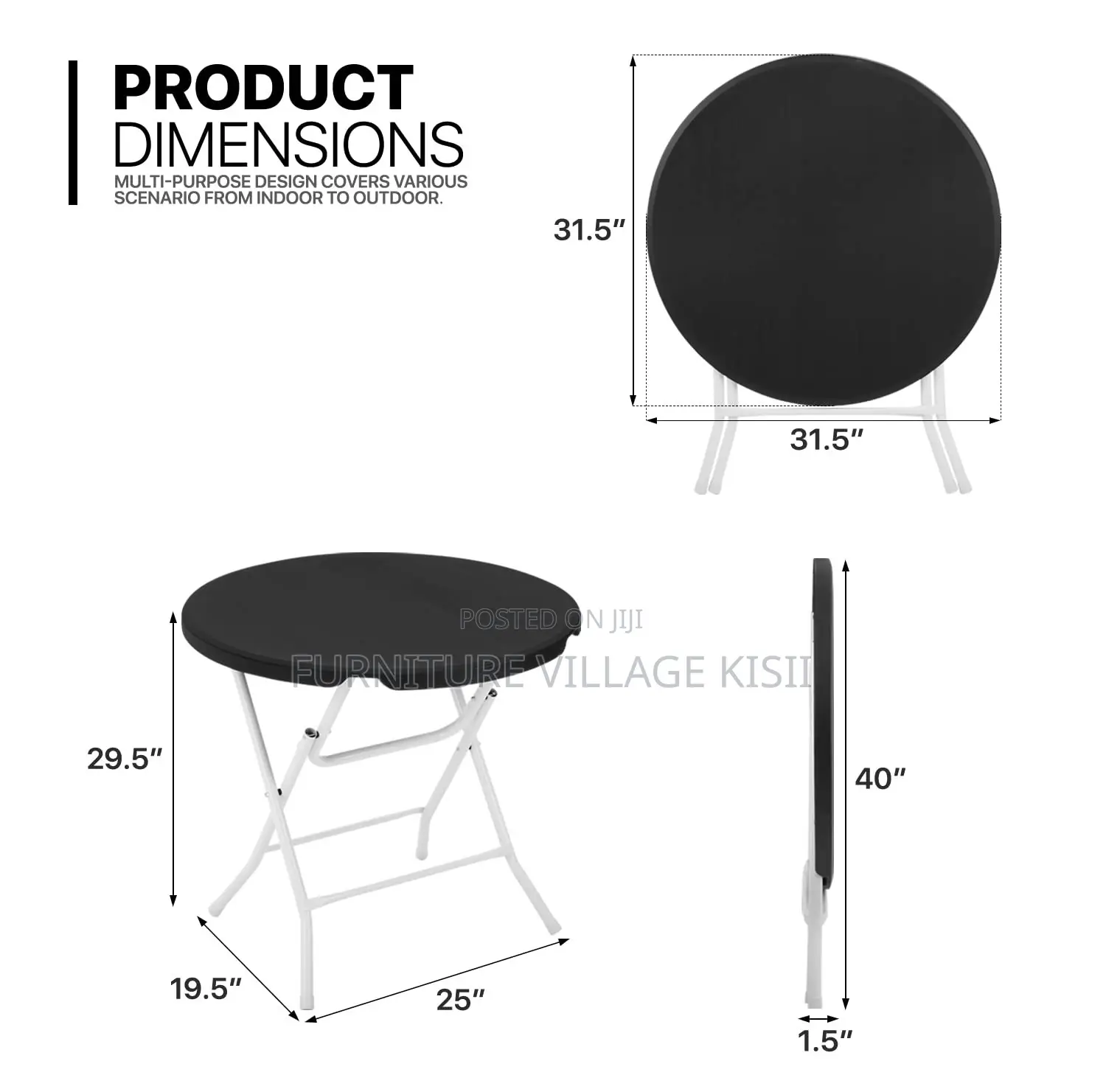 Home Furniture;Plastic Baquet Foldable Table.