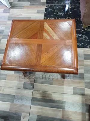 Mahogany Center Table / Side Table — With Storage
