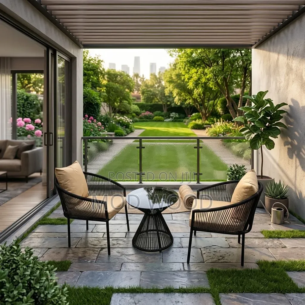 Urban Horizon Woven Outdoor Patio Bistro Set