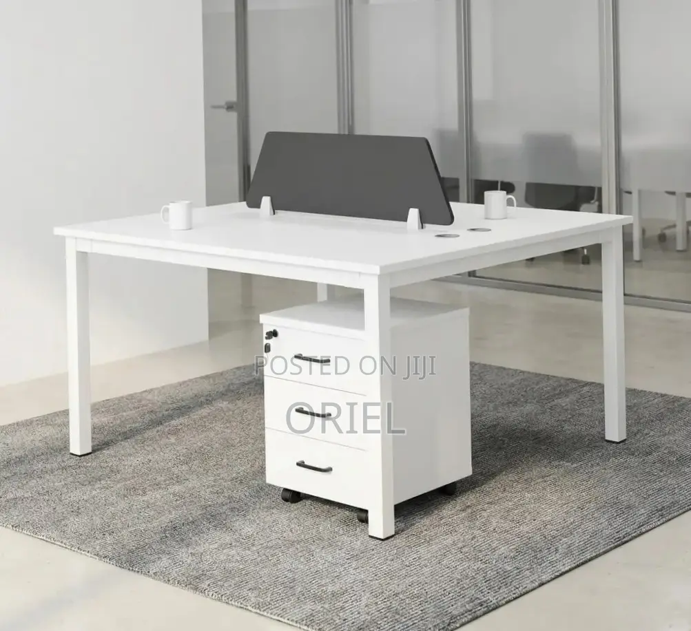 Office Workstation : Modular Workstation 2-Seater Bench