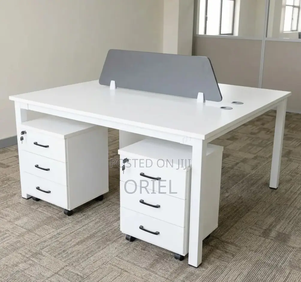 Office Workstation : Modular Workstation 2-Seater Bench