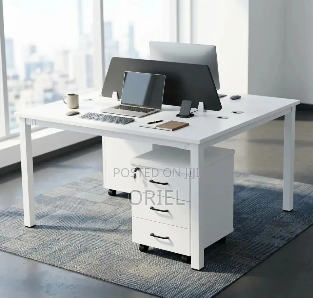 Office Workstation : Modular Workstation 2-Seater Bench