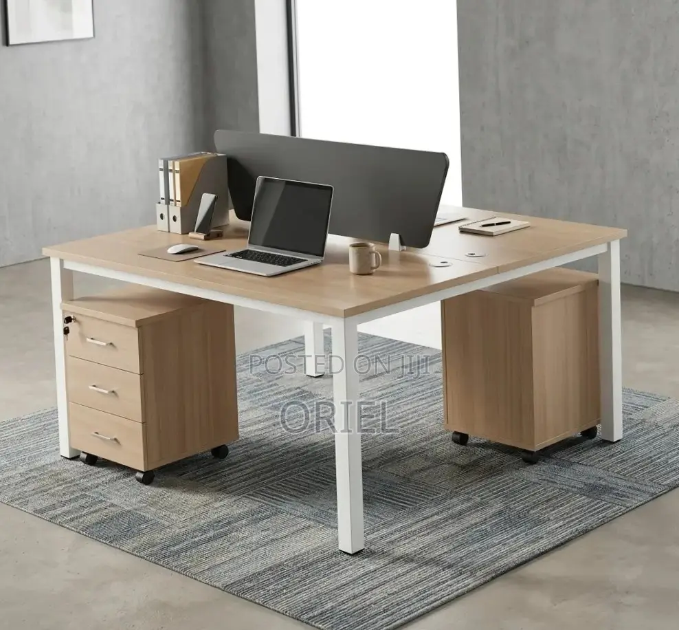 Office Workstation : Modular Workstation 2-Seater Bench