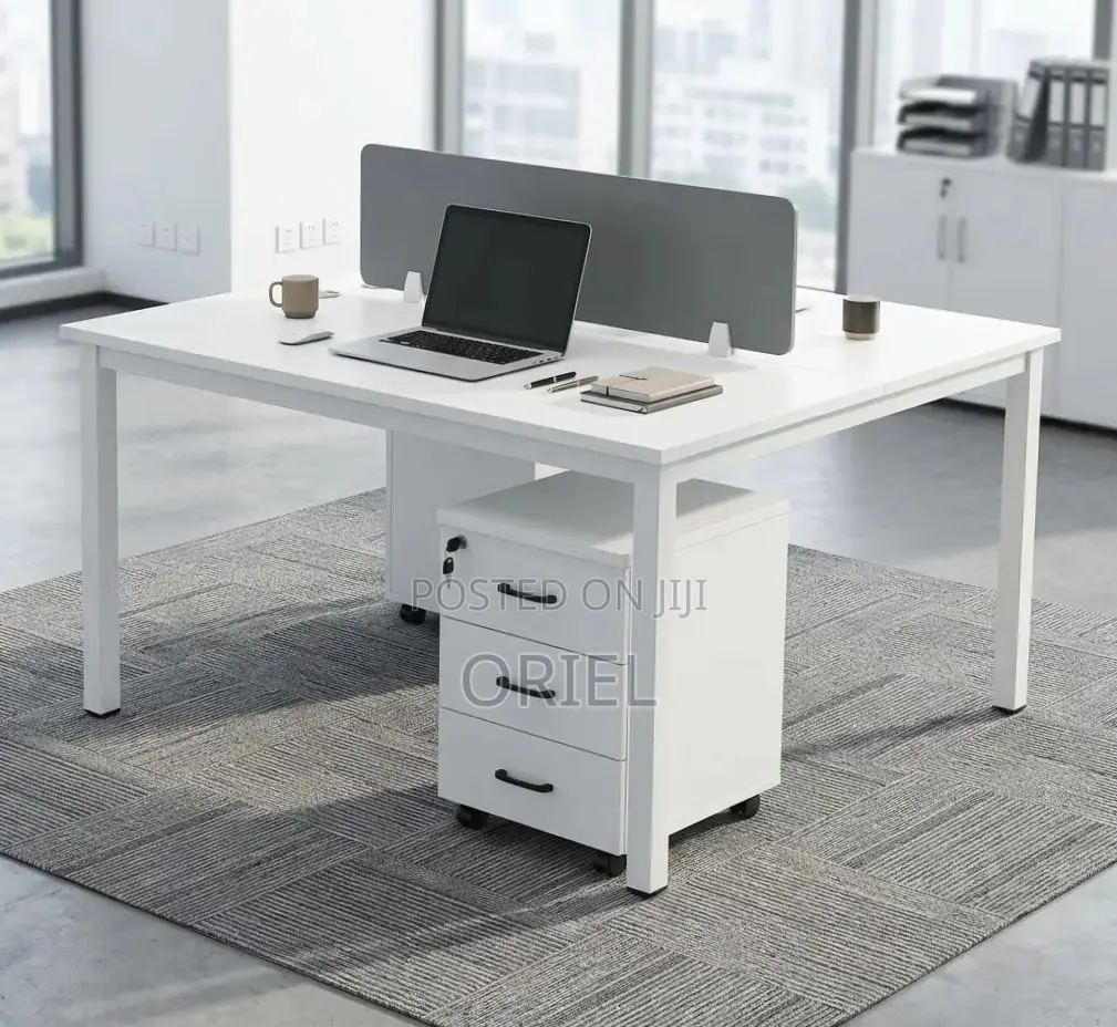 Office Workstation : Modular Workstation 2-Seater Bench