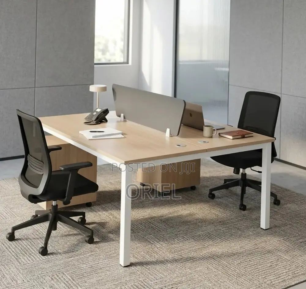 Office Workstation : Modular Workstation 2-Seater Bench