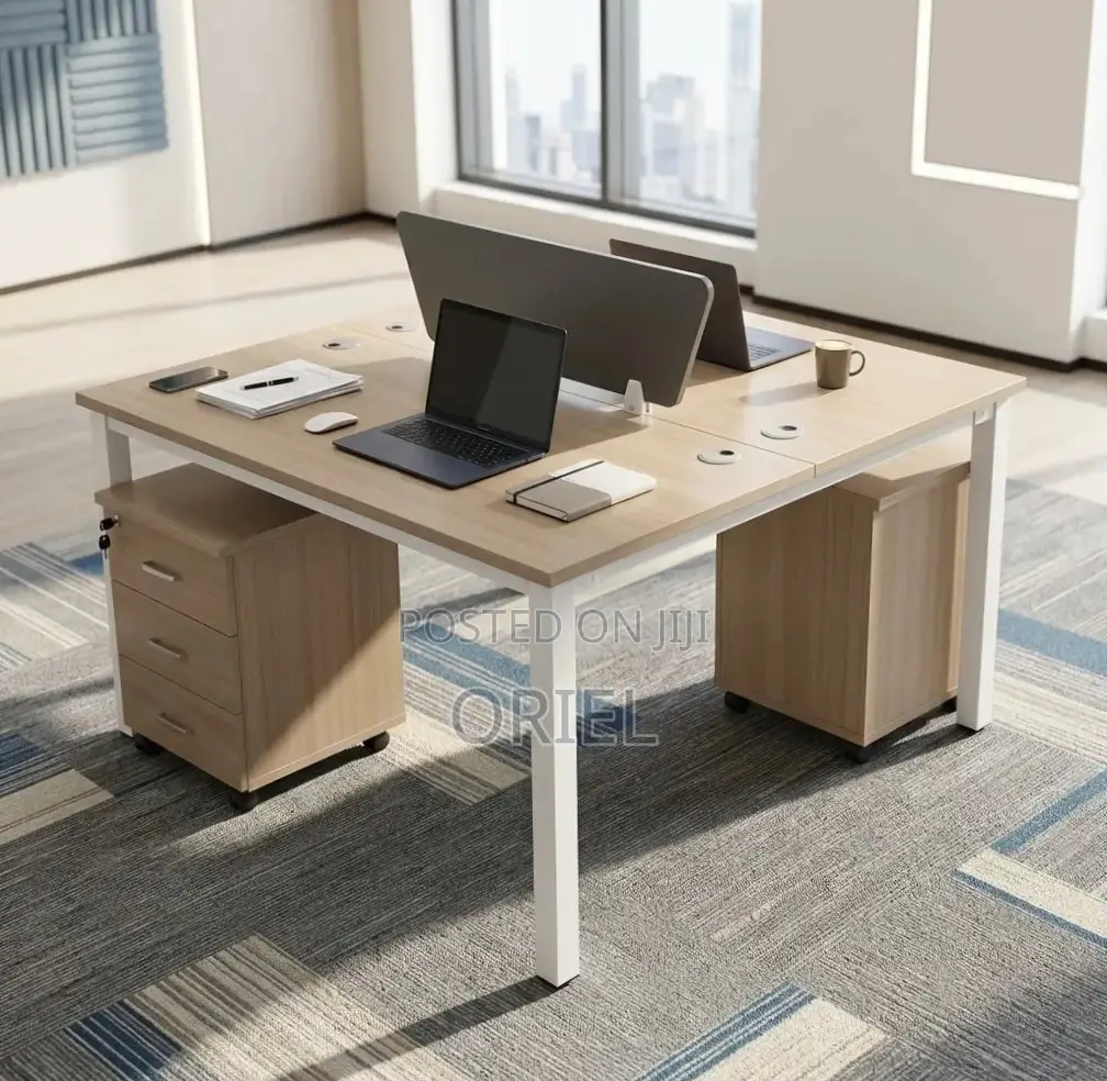 Office Workstation : Modular Workstation 2-Seater Bench