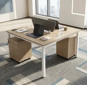 Office Workstation : Modular Workstation 2-Seater Bench