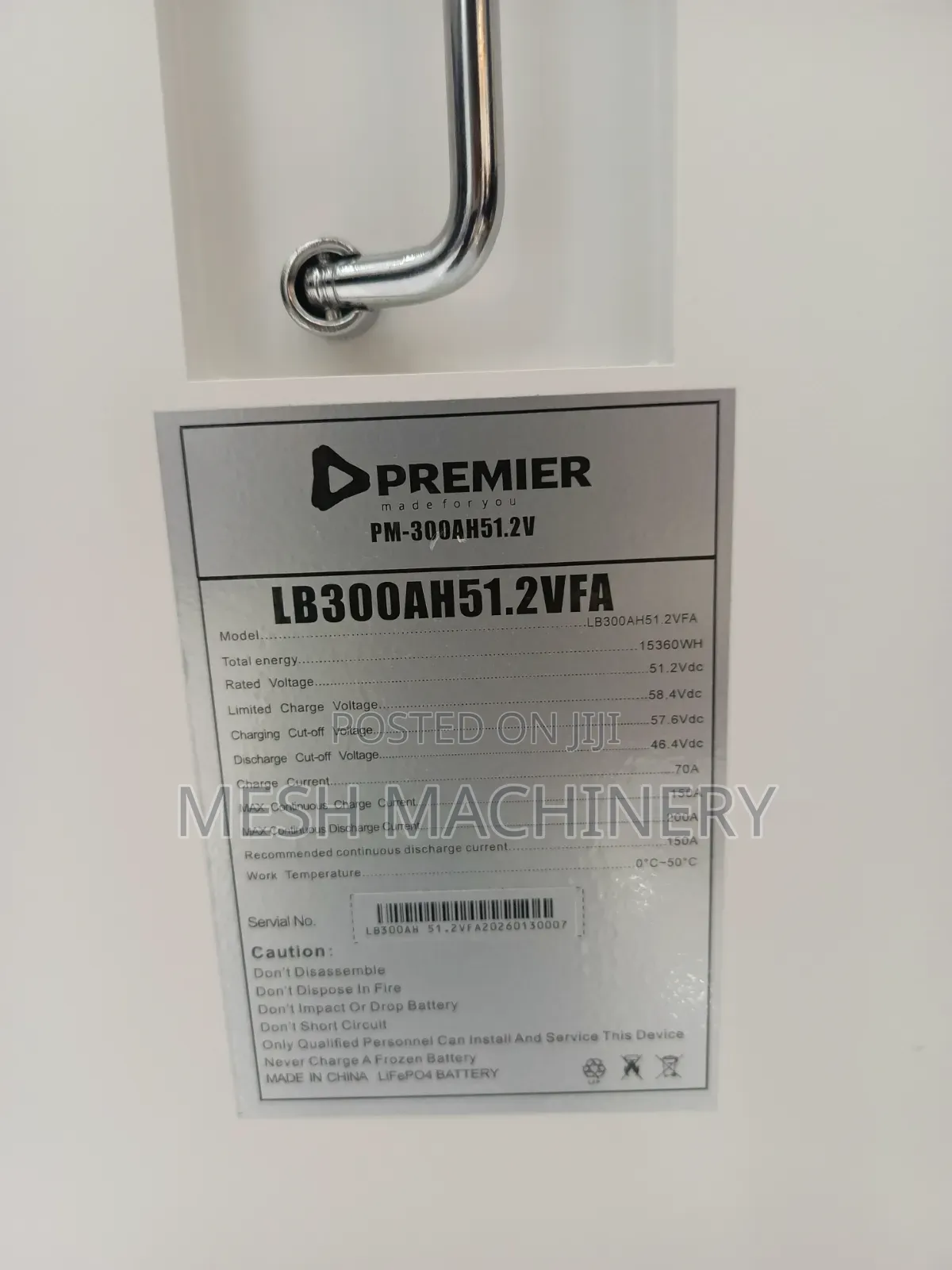 Premier 51.2V 300Ah LIFEPO4 Lithium Battery