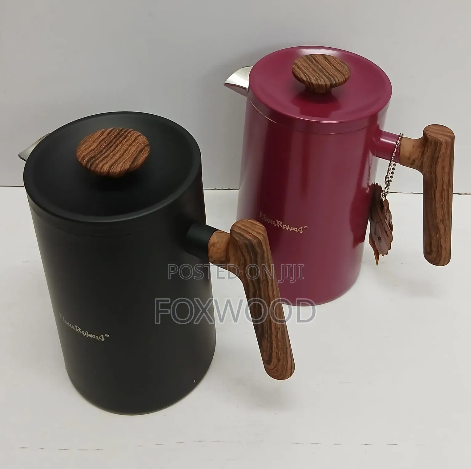 French Press Coffee Maker With Bamboo Handle