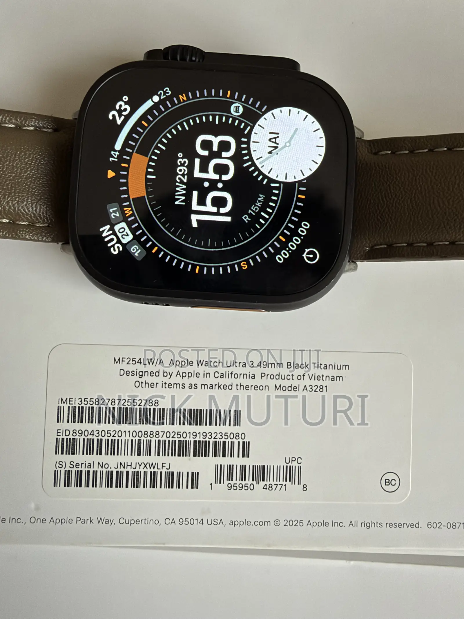 Apple Watch Ultra 3 Black Edition