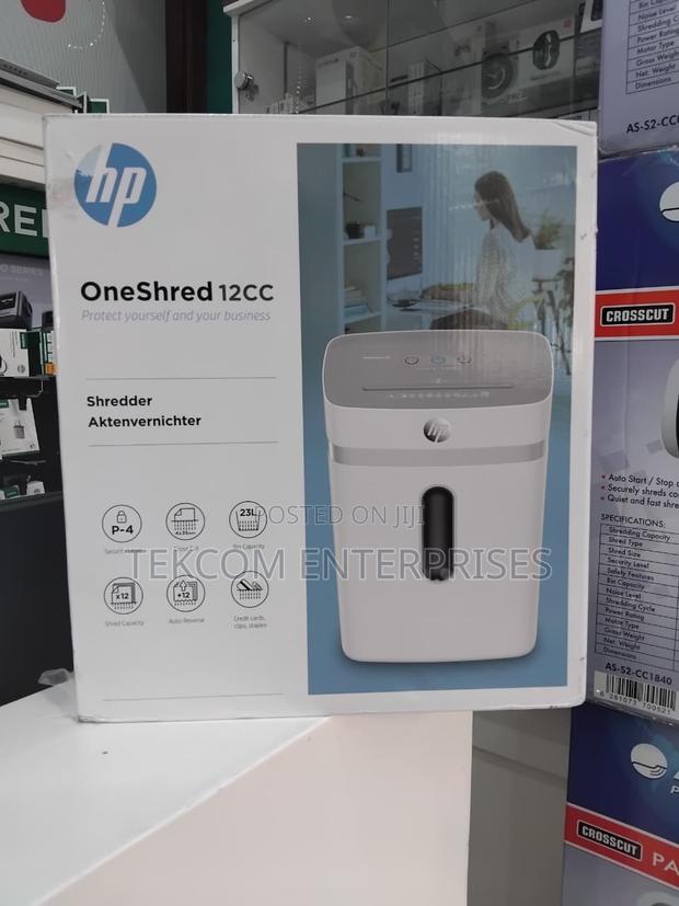 HP Oneshred 12cc Cross-Cuts/ 12sheets Shredder