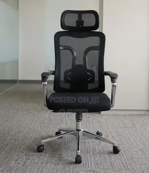 Office Chair : Padded Mesh High Back Chair