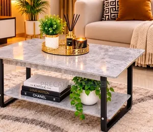 Imported Executive Marble Top Coffee Table