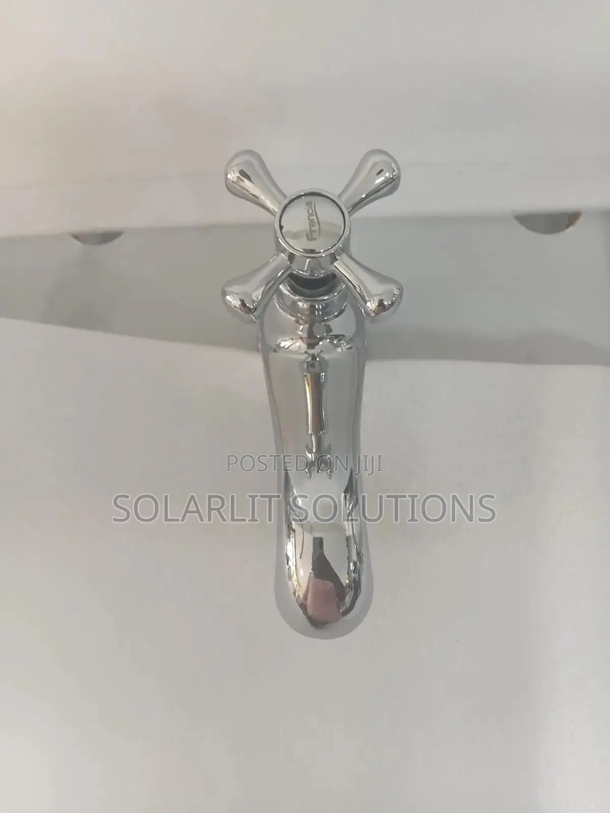Frencia Classic Crosshead Pillar Tap (Polished Chrome)