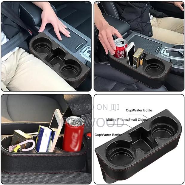 Car Cup Holder With Phone Holder Double Side Holders - thumbnail 4