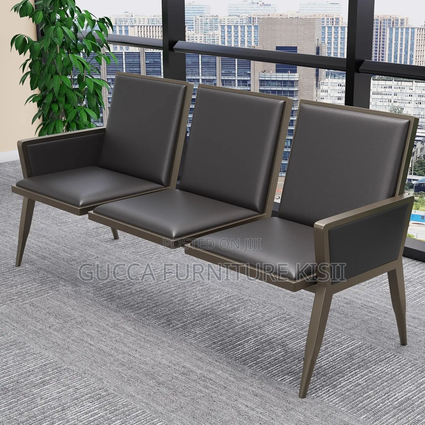3-Link Heavy Duty Padded Bench