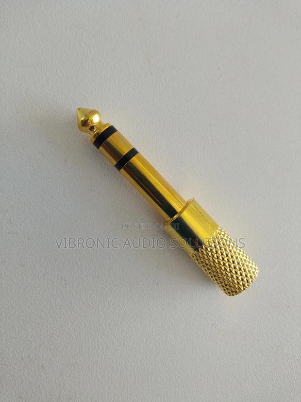 Classic 6.5mm to 3.5mm Audio Mic Adapter Plug - thumbnail 2
