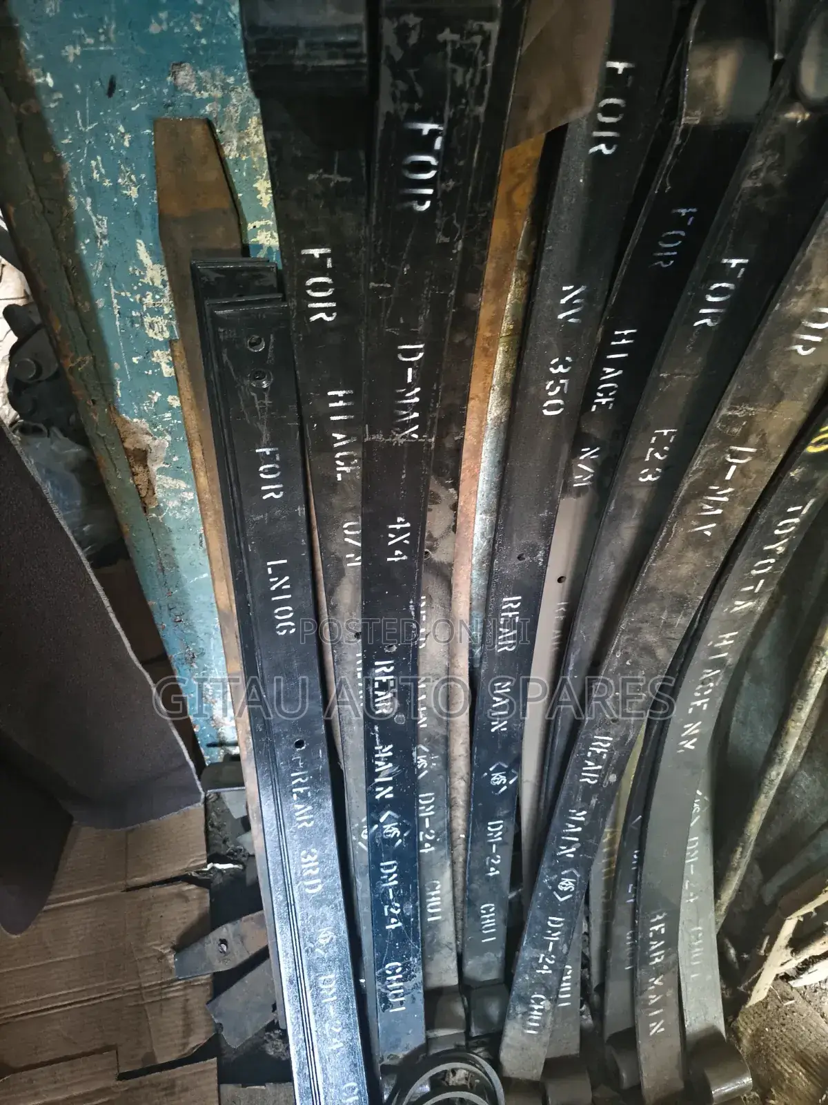 Leaf Springs and Spring Helpers