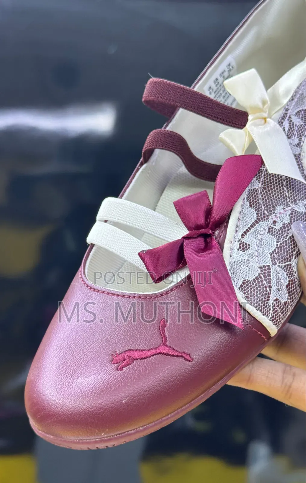 Cute Ribbon / Lace Puma Ballet Size 36-42