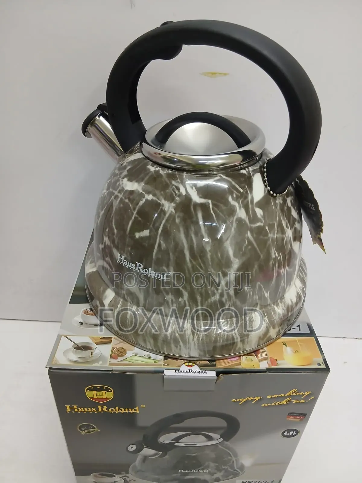 Marble Whistling Stainless Steel Kettle