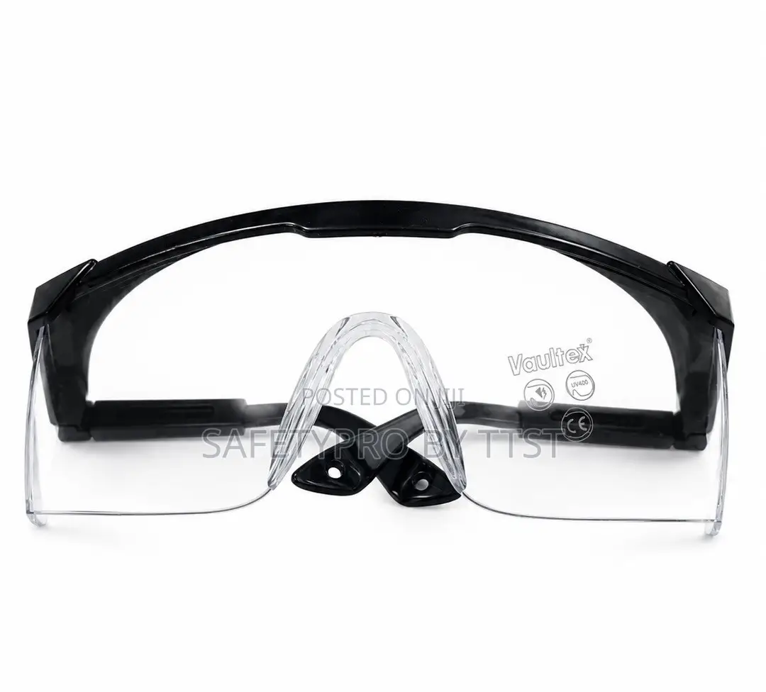 Vaultex Safety Googles Black