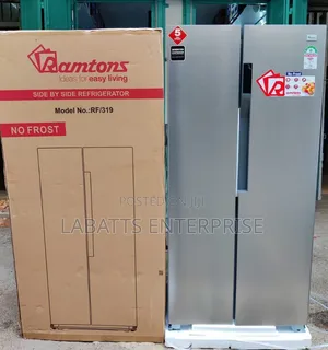 Ramtons 430L Side-by-Side Refrigerator – No Frost Spacious