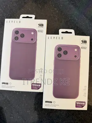 Burgundy Magnetic Silicone Case for 18 Pro Max