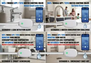 Smart Water Valve Meter Tuya App/Wifi/Bluetooth- Full Water Control
