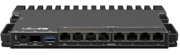 Mikrotik RB5009UPr+S+in Heavy-Duty 8 Port Poe Router