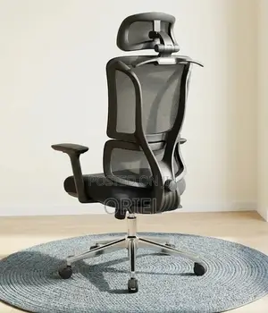 Office Chair : High Mesh Back Chair With Headrest