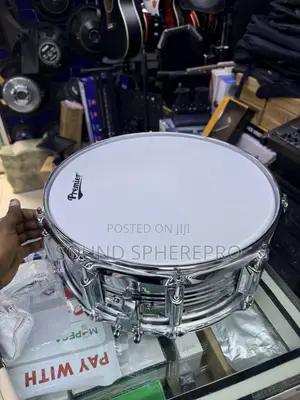 Premier 10 Lug Metallic Snare Drum