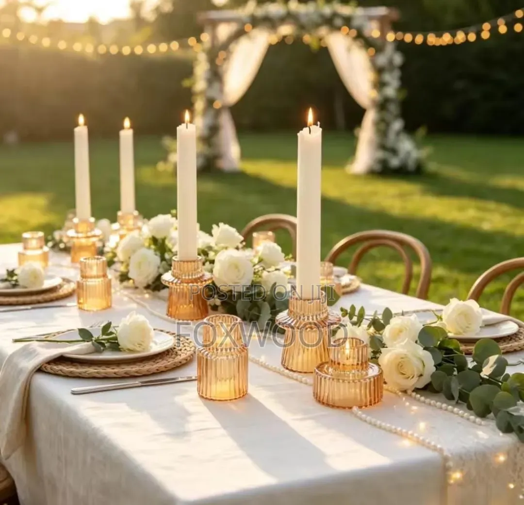 3 PCS Double Head Candle Holder.