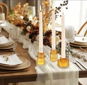 3 PCS Double Head Candle Holder.