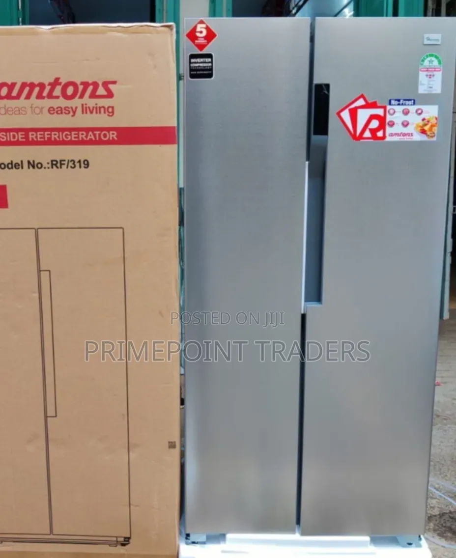 Ramtons 430l Side-by-Side Refrigerator – Rf319 