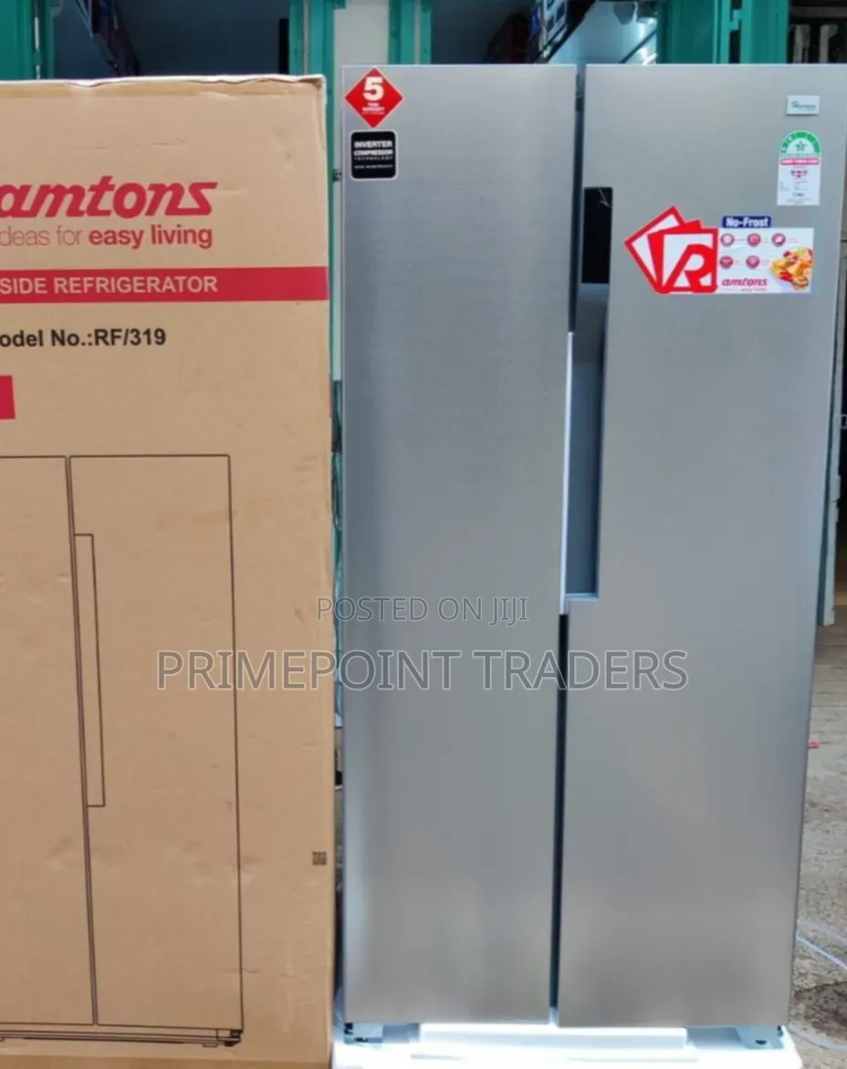 Ramtons 430l Side-by-Side Refrigerator – Rf319 
