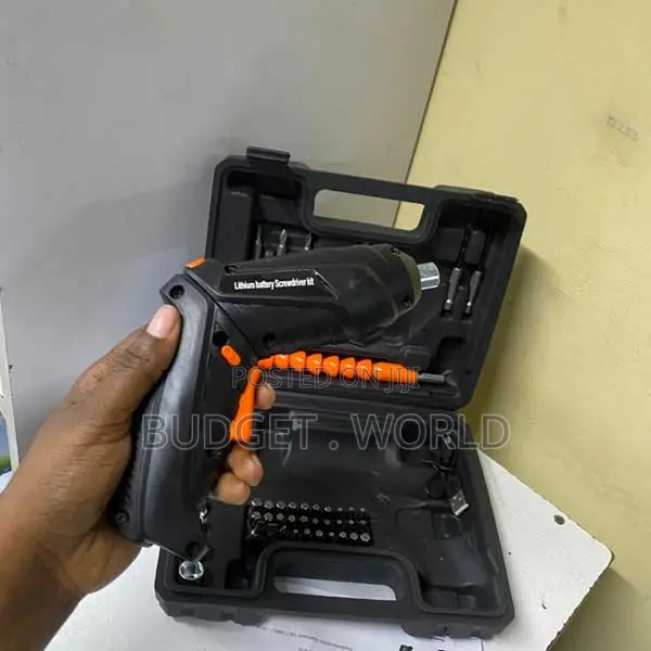 Screw Driver Kit – Cordless 48-PC Bit Set With LED Light