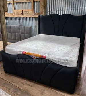 Luxury 5x6 Black Bed Frame