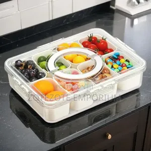 9 Compartments Food/Spice Storage Box